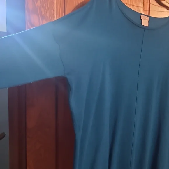 Chico's Deep Blue Knit Sweater, Cico's Size 2 - Picture 3 of 4